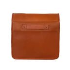 Premium Leather Camera Messenger Bag with Removable Compartments & Adjustable Strap