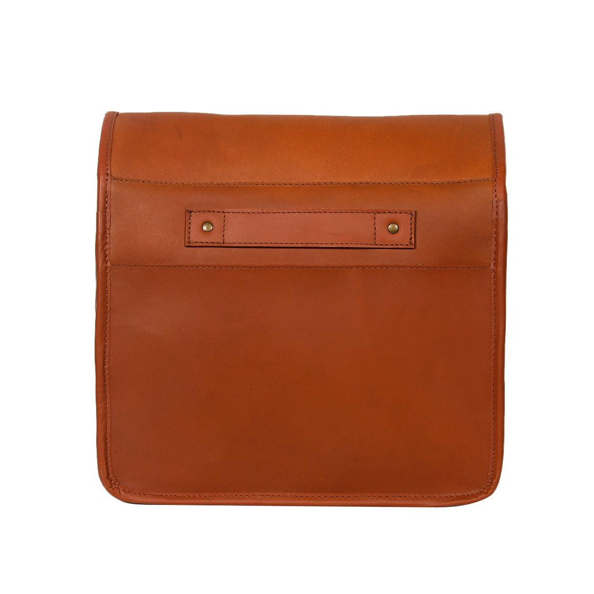 Premium Leather Camera Messenger Bag with Removable Compartments & Adjustable Strap