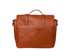Premium Leather Satchel Sling Bag for Office & Everyday Use with Adjustable Strap