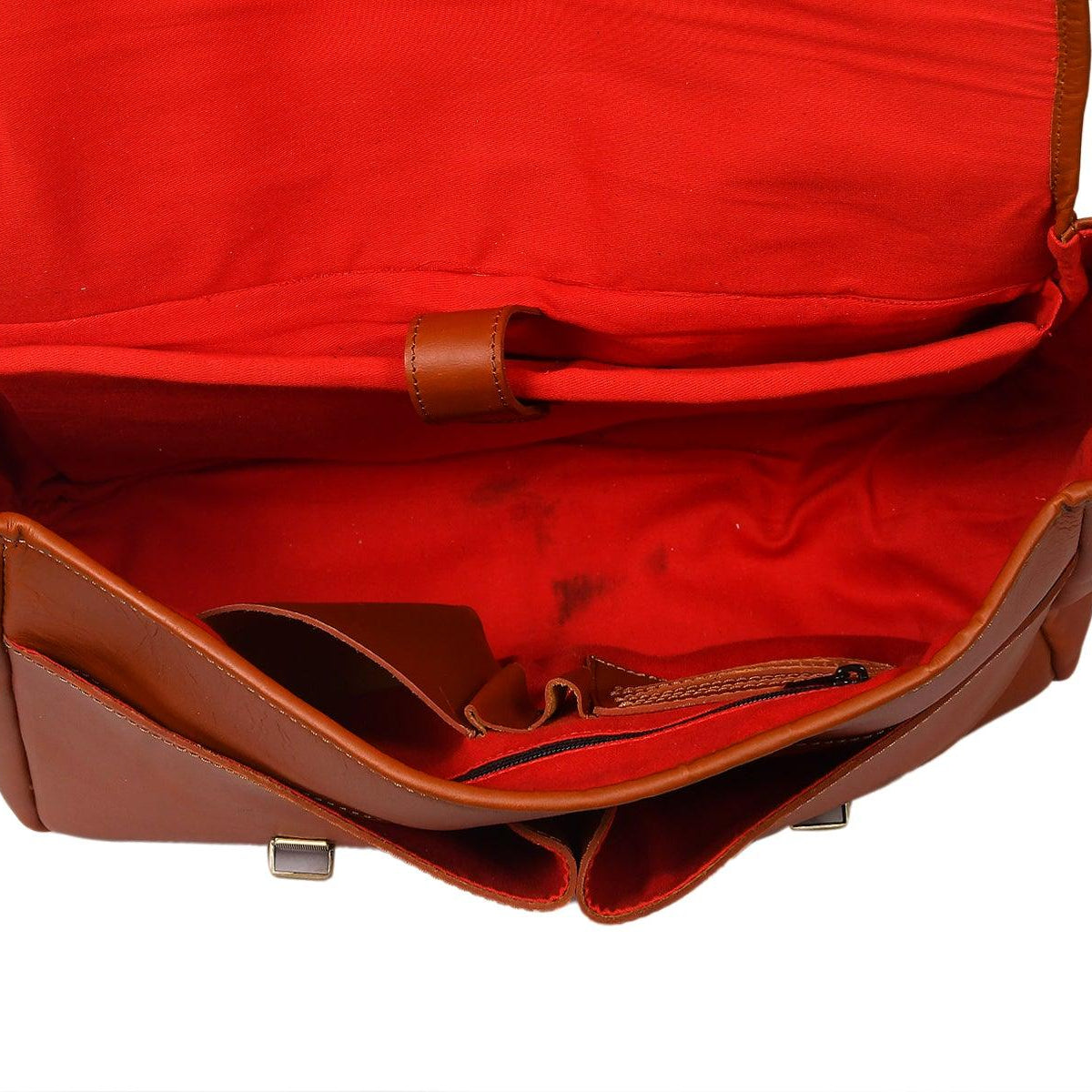 Premium Leather Satchel Sling Bag for Office & Everyday Use with Adjustable Strap