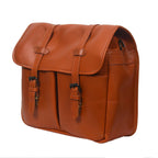 Premium Leather DSLR Camera Bag with Adjustable Strap & Padded Compartments
