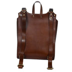 Premium Leather Everyday Backpack with Secure Flap Closure