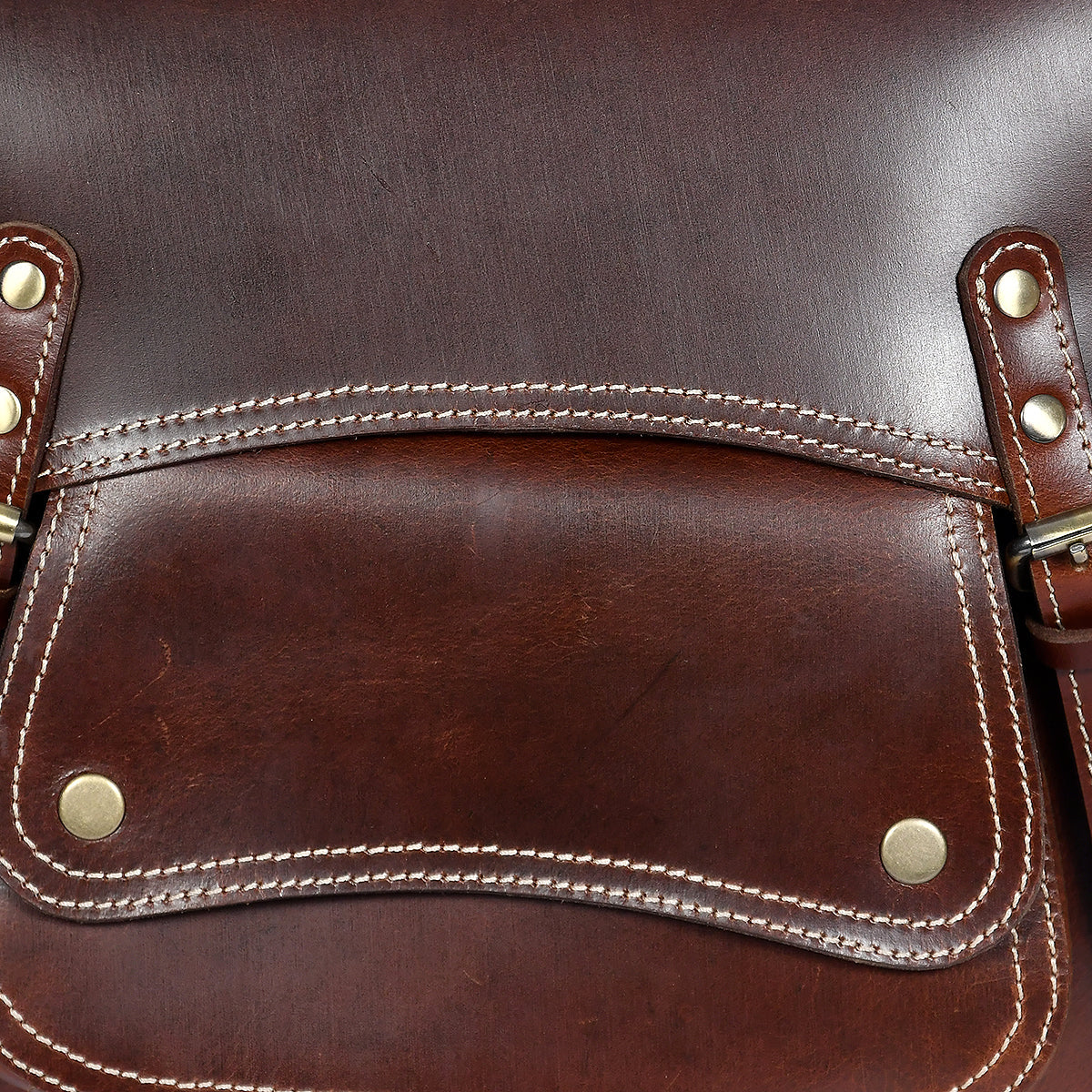 Handcrafted Full-Grain Leather Vintage Backpack with Adjustable Straps  Unisex Travel & Outdoor Bag