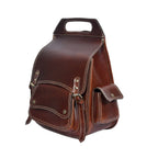 Handcrafted Full-Grain Leather Vintage Backpack with Adjustable Straps  Unisex Travel & Outdoor Bag