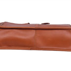Premium Leather Laptop Office Bag with Multi Pockets & Adjustable Shoulder Strap