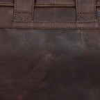 Unisex Vintage Leather  Messenger Office Bag with Adjustable & Detachable Shoulder Strap