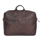 Unisex Vintage Leather  Messenger Office Bag with Adjustable & Detachable Shoulder Strap