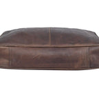 Unisex Vintage Leather  Messenger Office Bag with Adjustable & Detachable Shoulder Strap