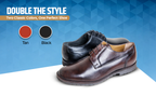 New Derby Brown Shoes – Genuine Leather Lace-Up Derbies with Cushioned Comfort Sole & Breathable Lining