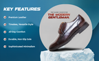 New Derby Brown Shoes – Genuine Leather Lace-Up Derbies with Cushioned Comfort Sole & Breathable Lining