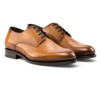 Tan Plain Derby GoodYear Welted