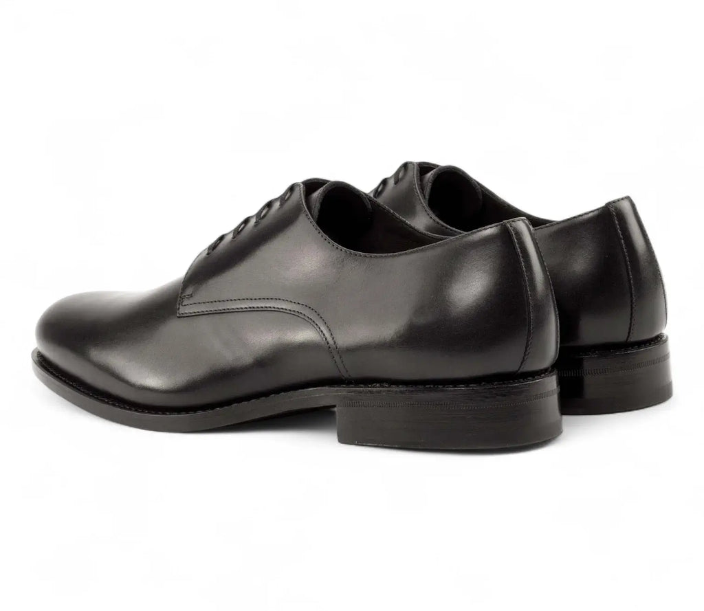 Black Plain Derby GoodYear Welted