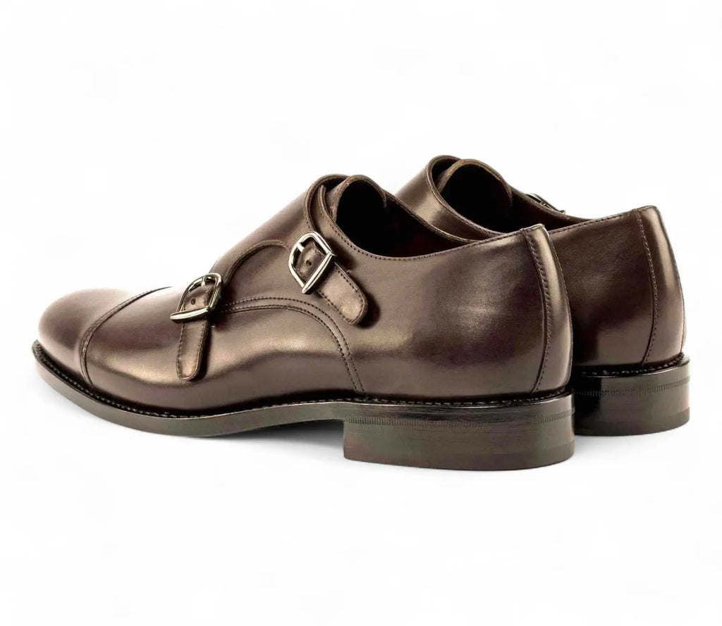 Brown Double Monk GoodYear Welted