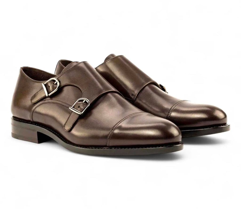 Brown Double Monk GoodYear Welted