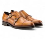 Tan Double Monk GoodYear Welted
