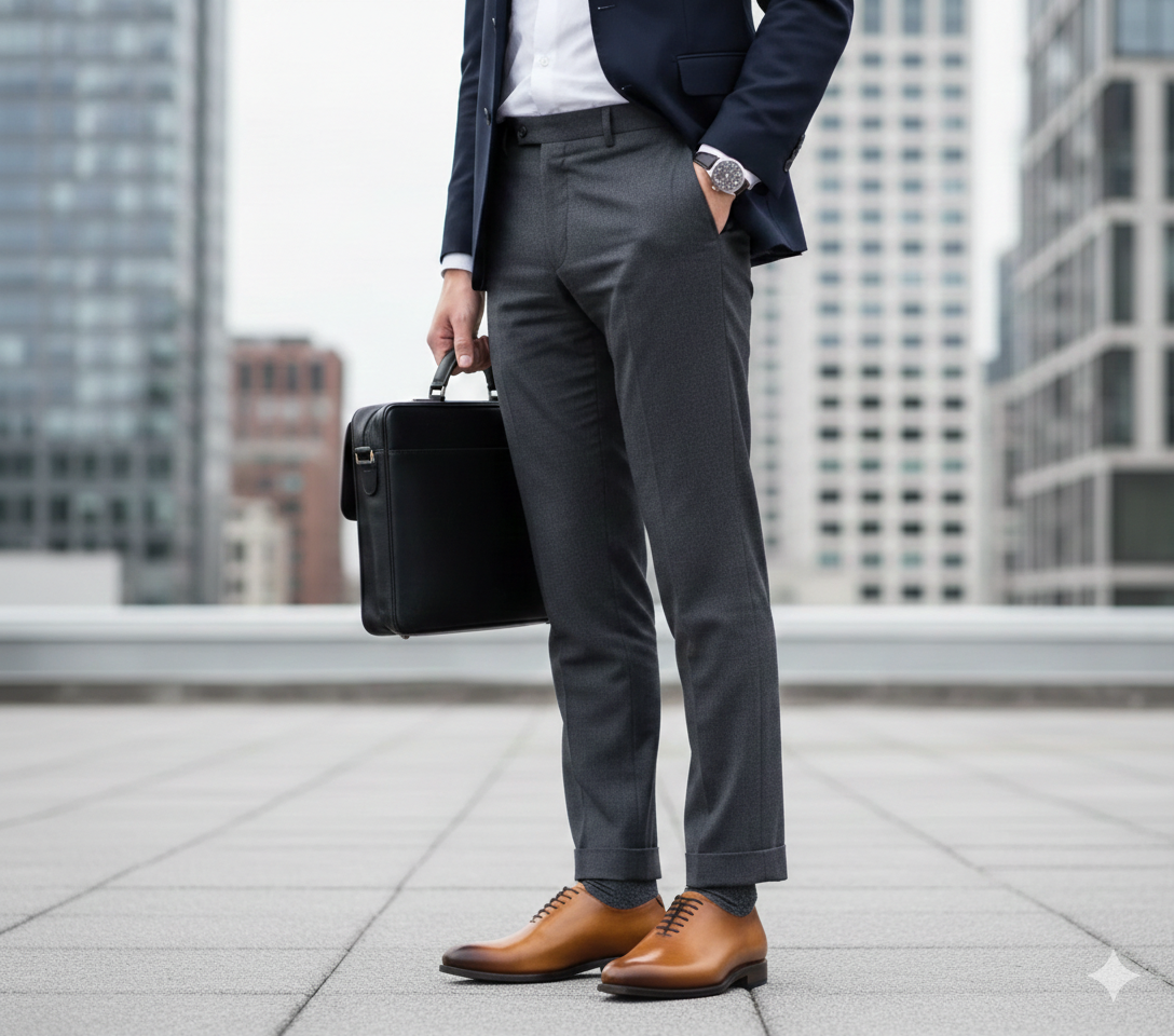 Tan Wholecut Oxford GoodYear Welted
