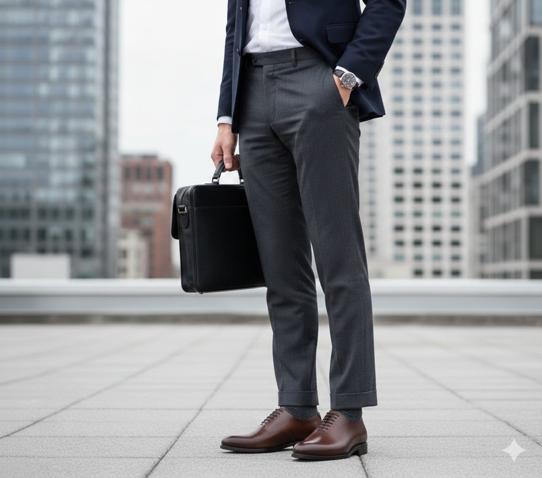 Brown Oxford Cap Toe GoodYear Welted