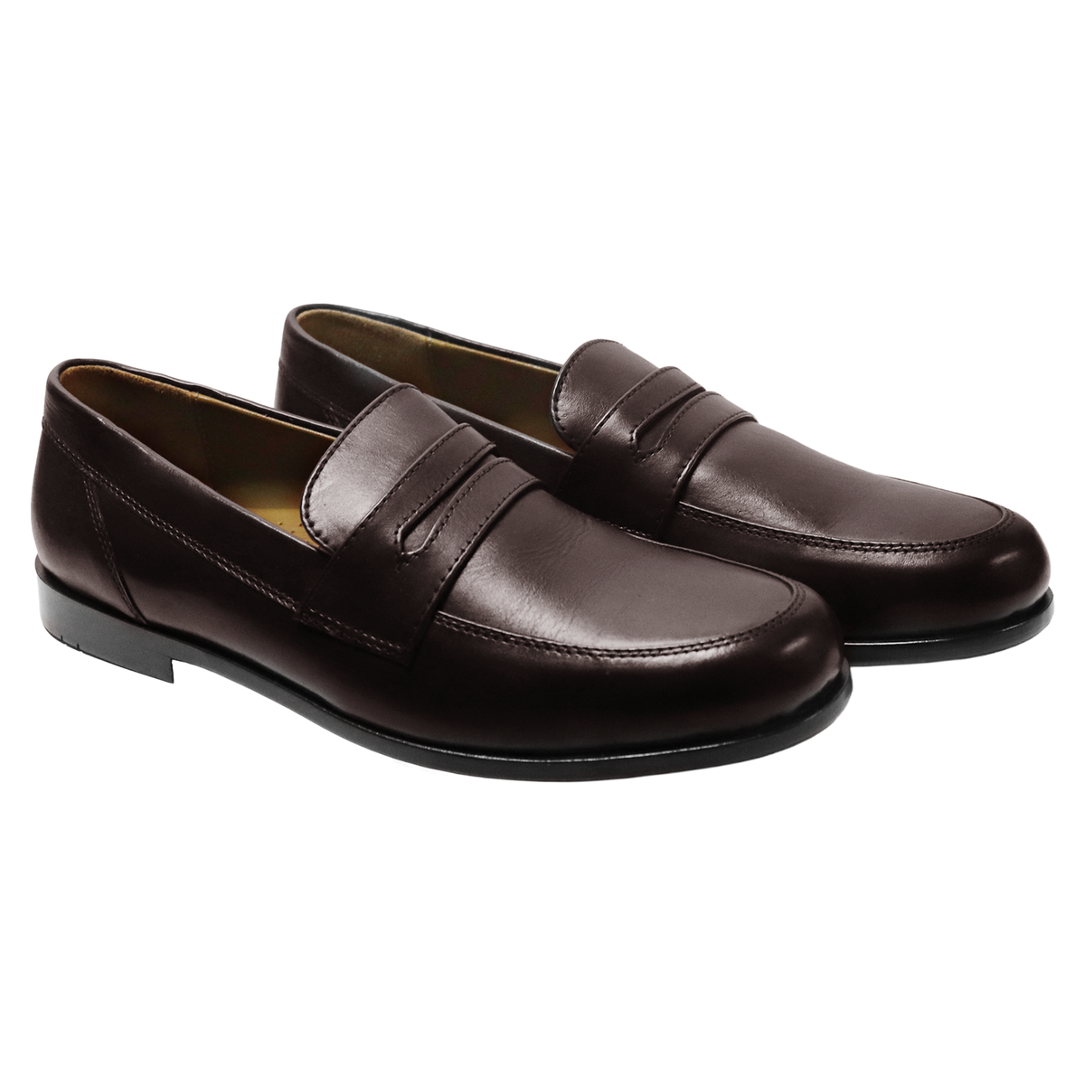Penny Lasted Leather Slip-On Loafers