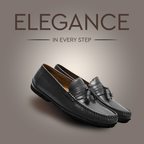 Men’s Tassel Mocc Genuine Tan Leather Loafers – Handstitched Slip-On Shoes with Cushioned Insole & Durable TPR Sole