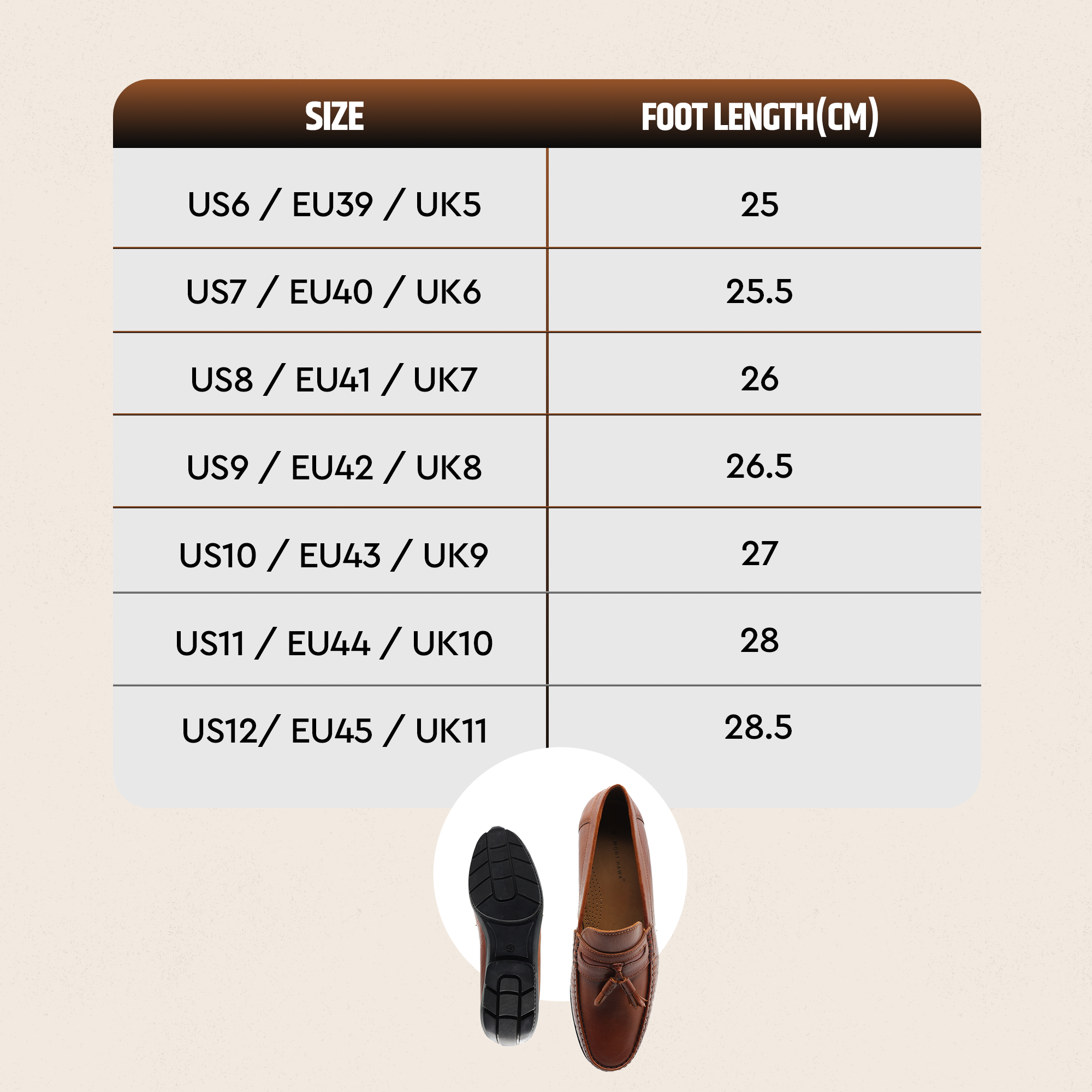 Men’s Tassel Mocc Genuine Tan Leather Loafers – Handstitched Slip-On Shoes with Cushioned Insole & Durable TPR Sole