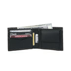 Celtic Genuine Leather Bi-Fold Wallet with Flip ID Window & Coin Pocket