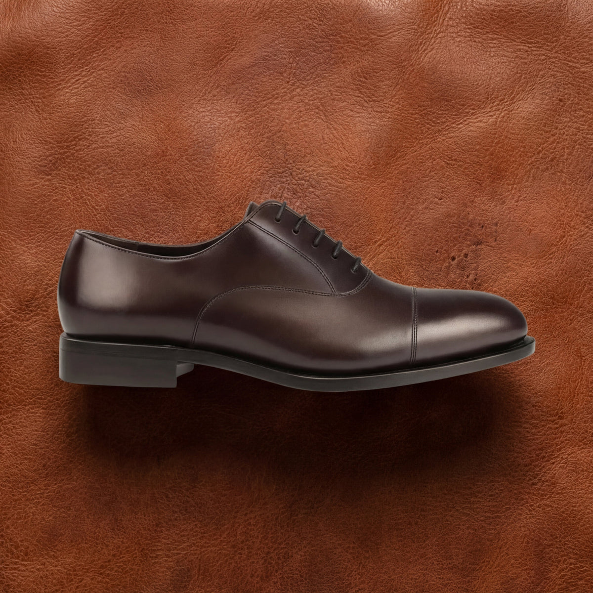Brown Oxford Cap Toe GoodYear Welted