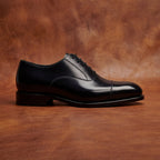 Black Oxford Cap Toe GoodYear Welted