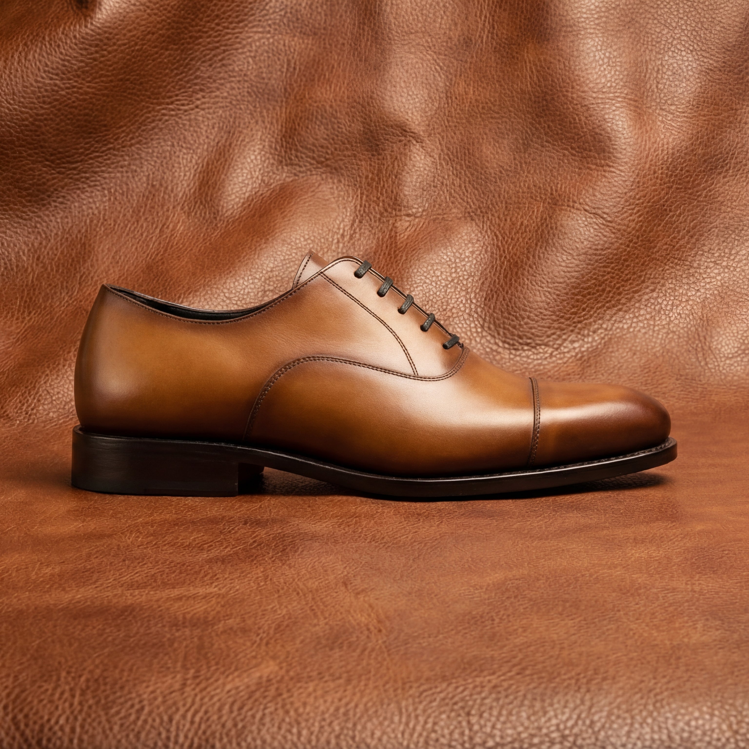 Tan Oxford Cap Toe GoodYear Welted
