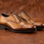 Tan Oxford Cap Toe GoodYear Welted