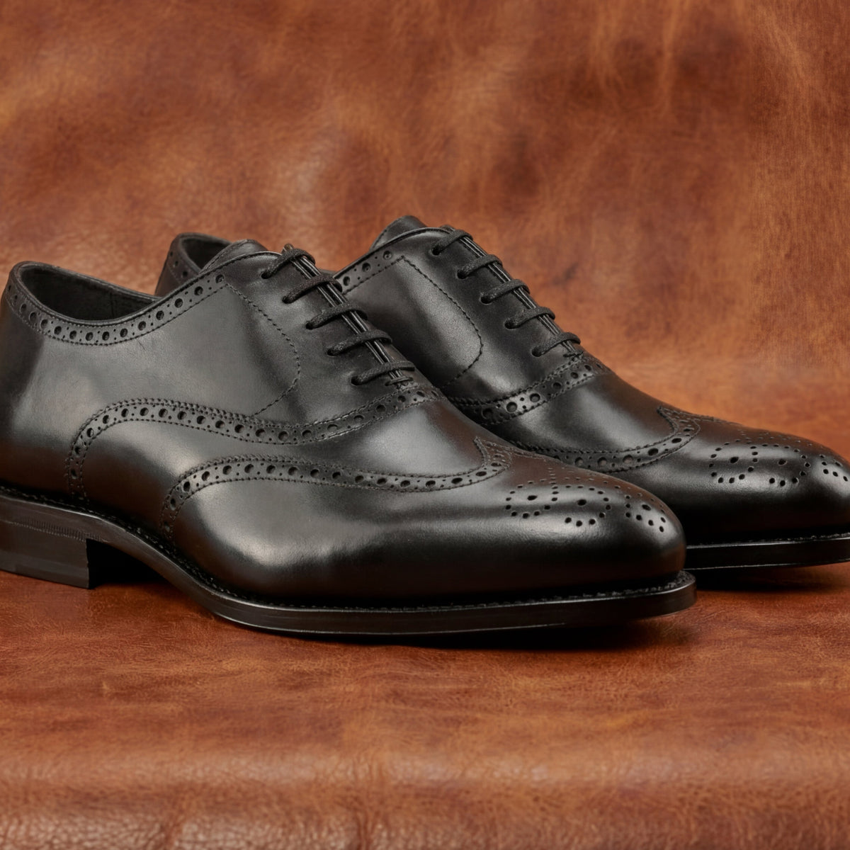 Black Oxford – Full Brogue GoodYear Welted