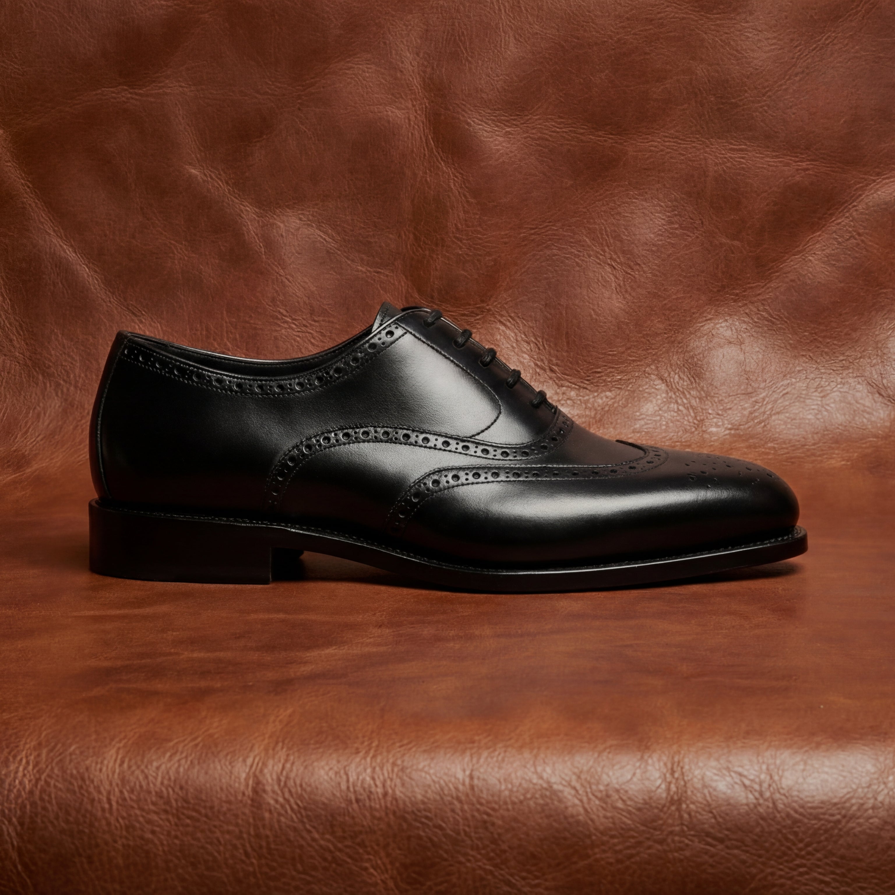Black Oxford – Full Brogue GoodYear Welted