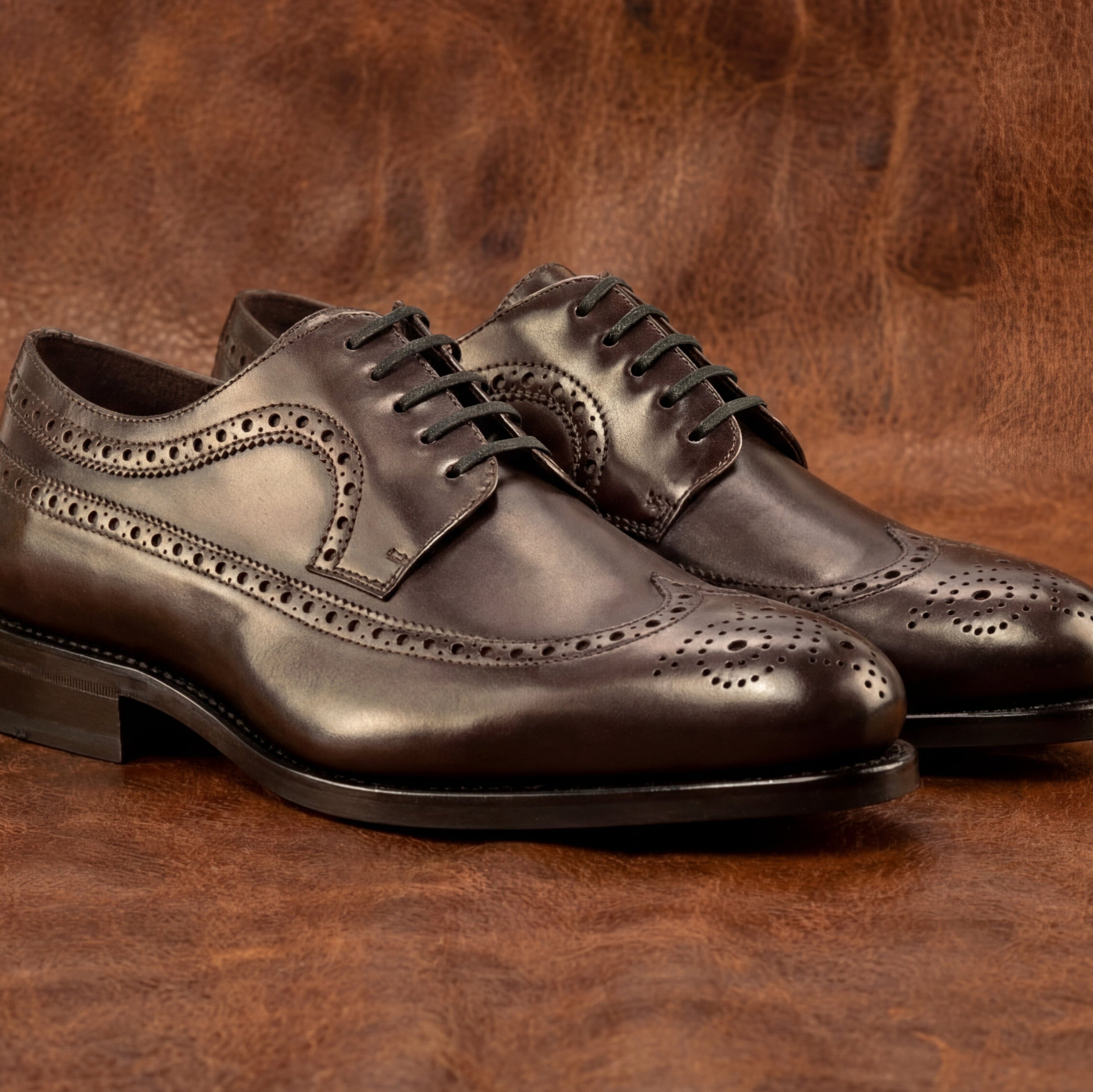 Brown Longwing Blucher GoodYear Welted