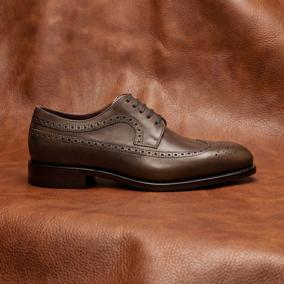 Brown Longwing Blucher GoodYear Welted