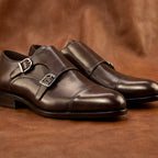 Brown Double Monk GoodYear Welted