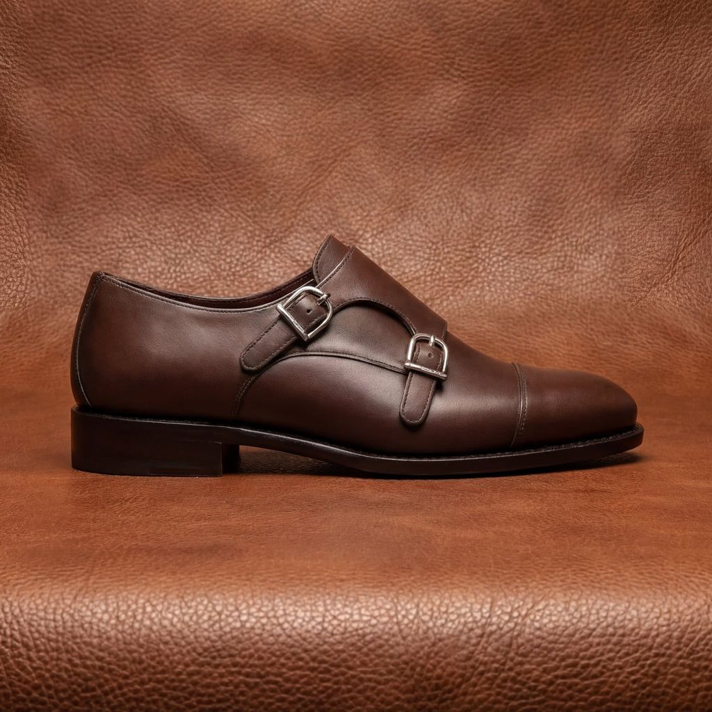 Brown Double Monk GoodYear Welted