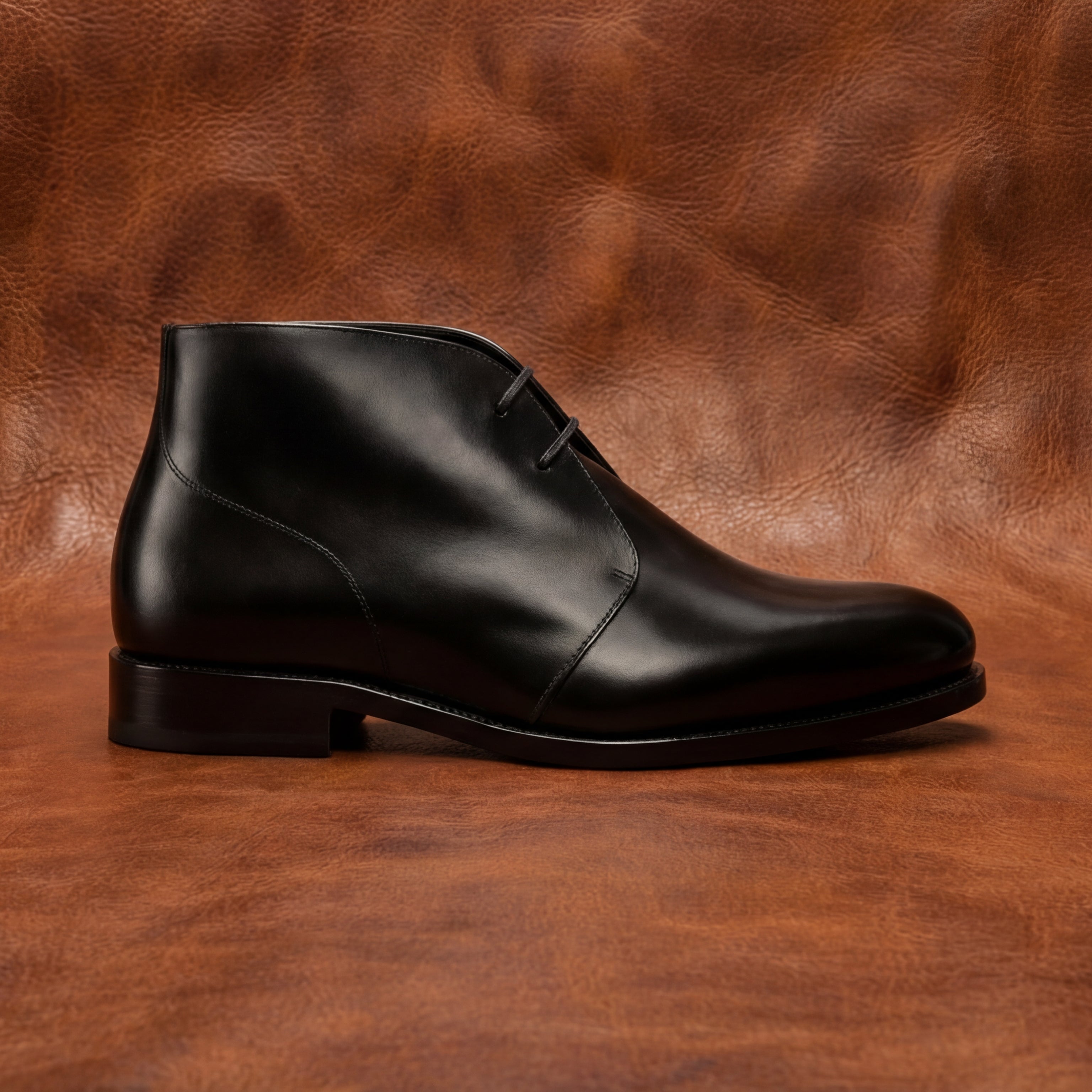 Black Chukka Boots GoodYear Welted