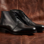 Black Chukka Boots GoodYear Welted