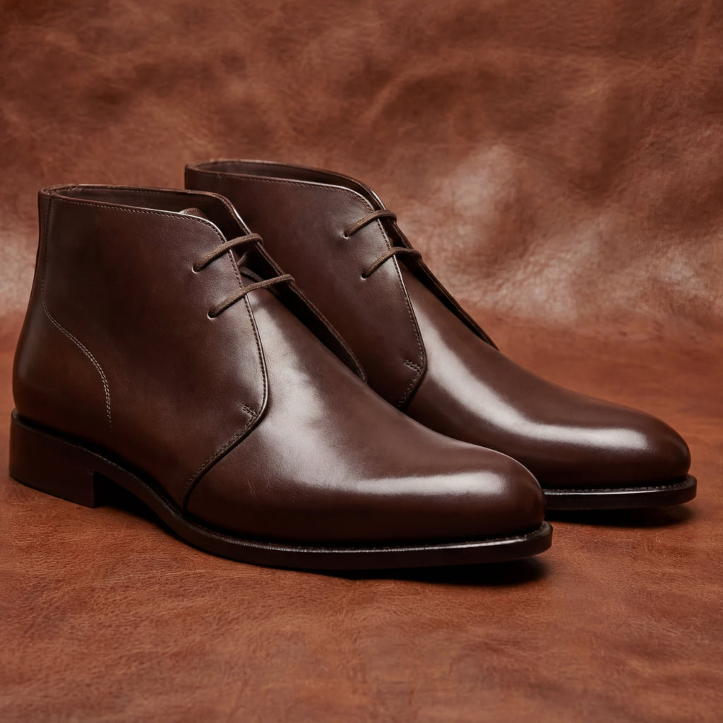 Brown Chukka Boots GoodYear Welted