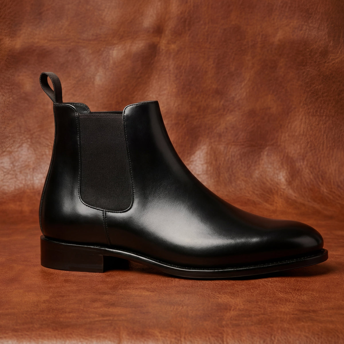 Black Chelsea Boots GoodYear Welted