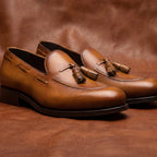 Tan Leather Loafers GoodYear Welted