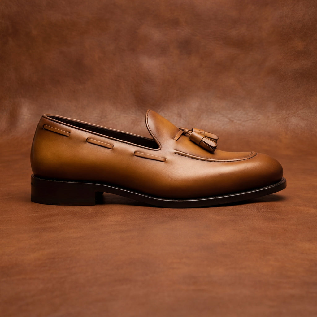 Tan Leather Loafers GoodYear Welted