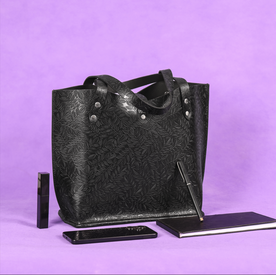 Celtic Top-Selling Leather Embossing tote Bag for Women