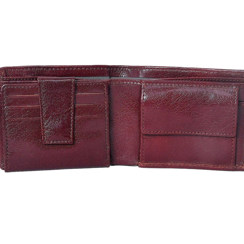 Premium Export Quality Genuine Leather Wallet for Men | Multiple Card Slots & Zip Coin Pocket