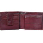Premium Export Quality Genuine Leather Wallet for Men | Multiple Card Slots & Zip Coin Pocket