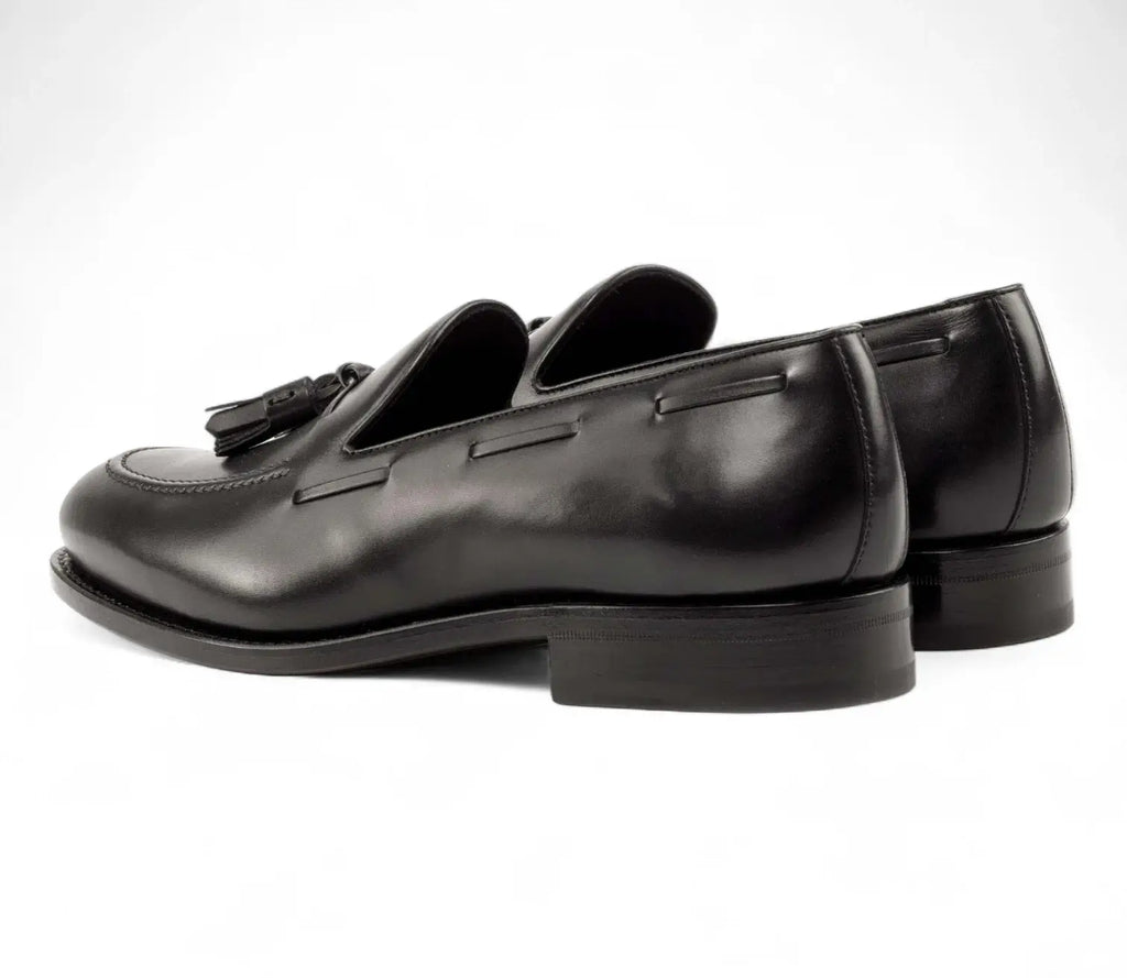 Black Leather Loafers GoodYear Welted
