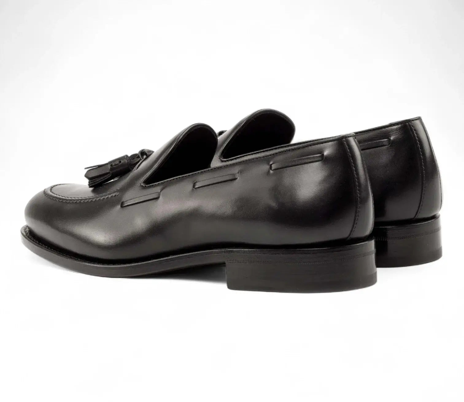 Black Leather Loafers GoodYear Welted