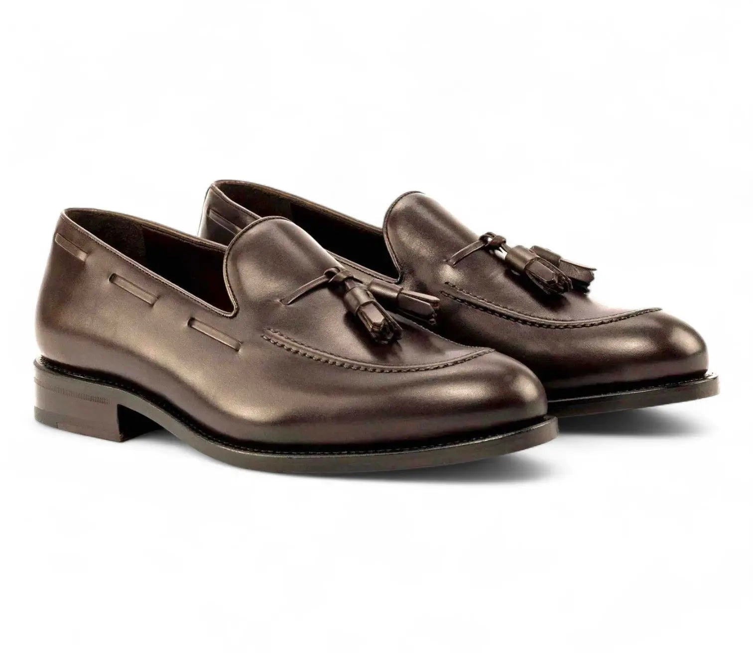 Brown Leather Loafers GoodYear Welted