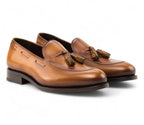 Tan Leather Loafers GoodYear Welted