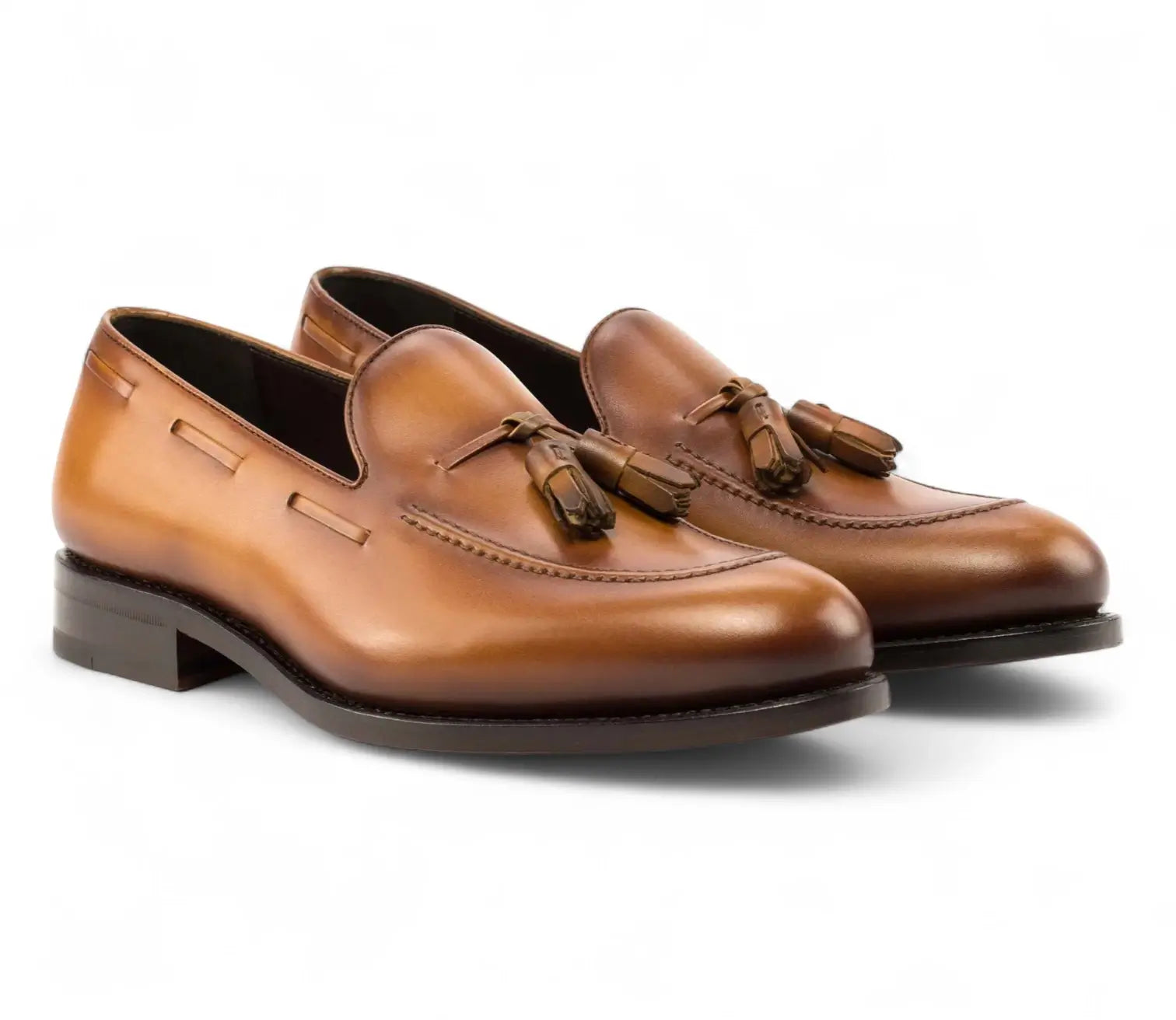 Tan Leather Loafers GoodYear Welted