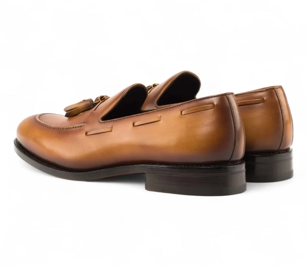 Tan Leather Loafers GoodYear Welted